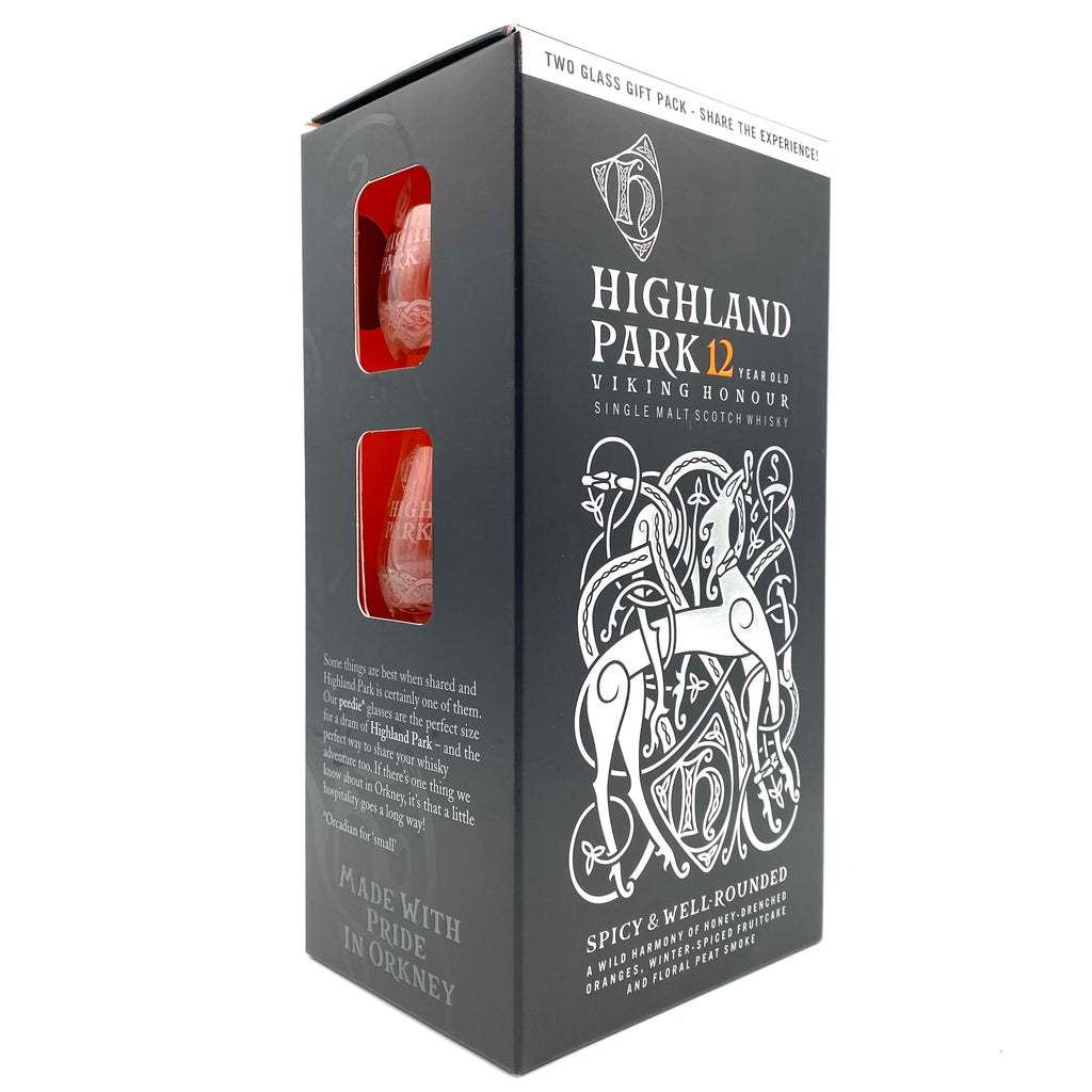 Highland Park 12 Years + 2 glazen